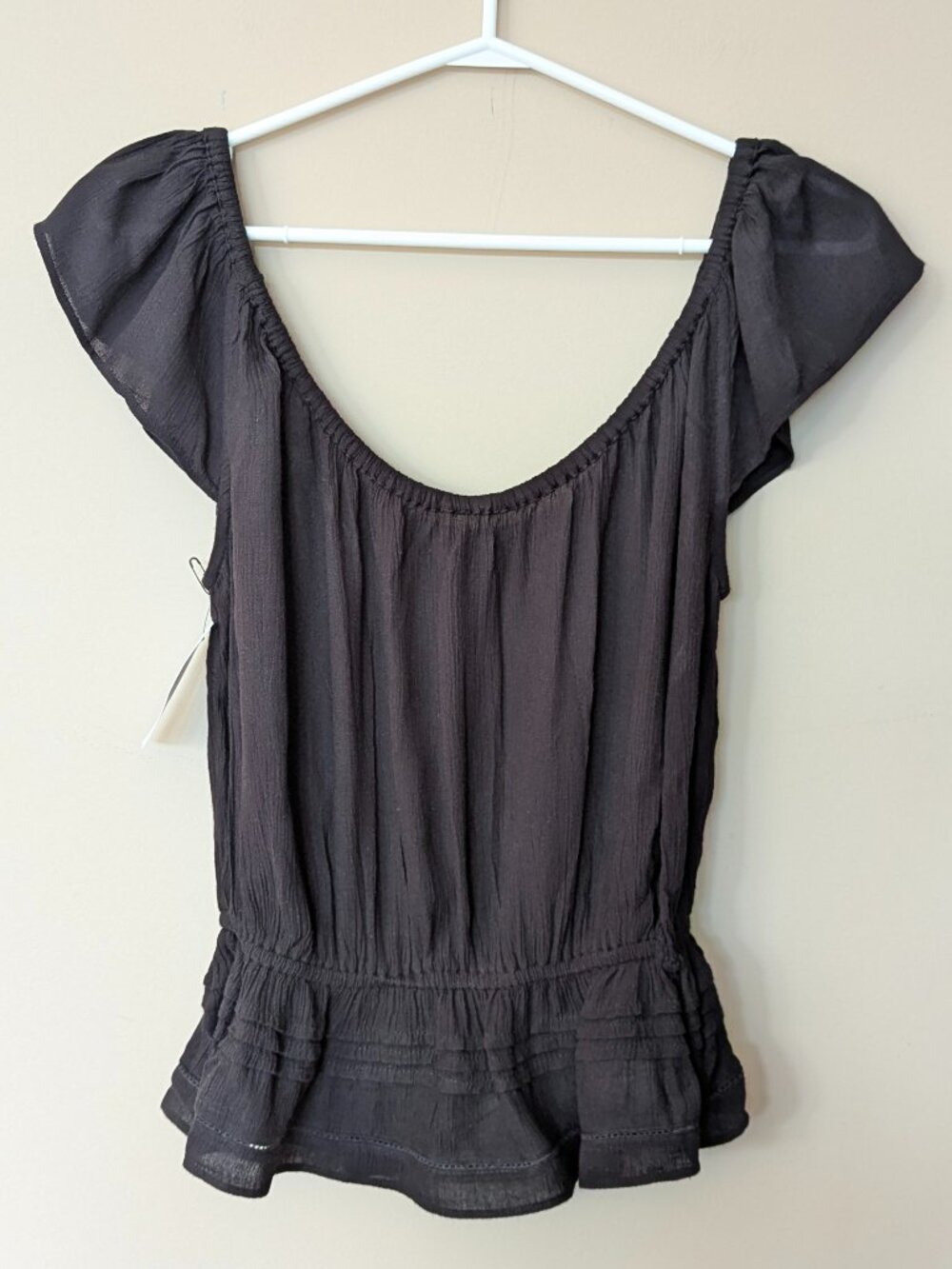 NWT Aritzia Talula Templin Blouse Black Size M